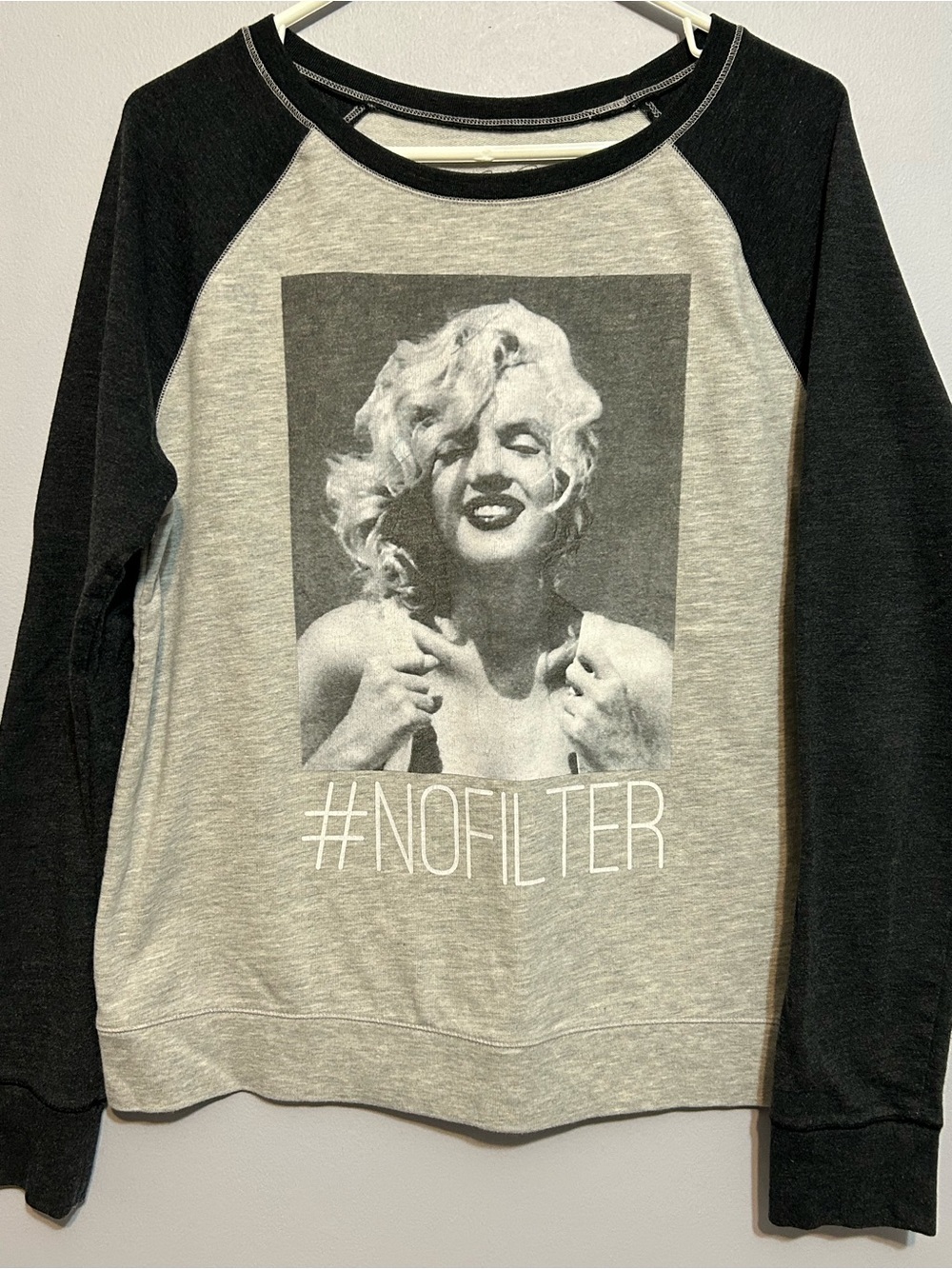 Marilyn Monroe #No Filter sweatshirt